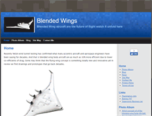 Tablet Screenshot of blendedwings.com